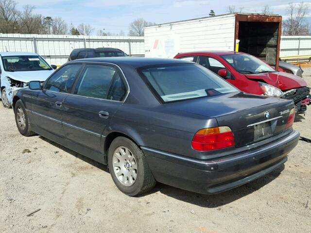 WBAGH8348YDP14979 - 2000 BMW 740 IL GRAY photo 3