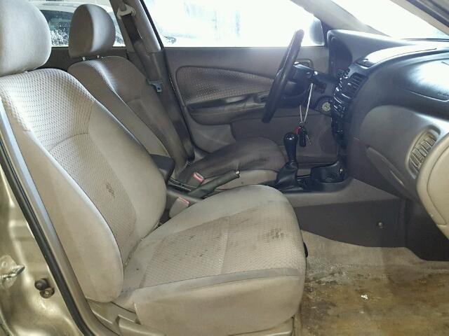 3N1CB51D35L510202 - 2005 NISSAN SENTRA 1.8 BEIGE photo 5