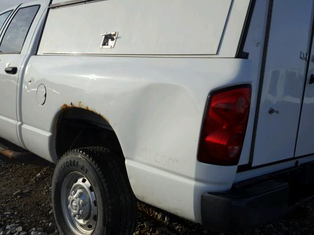 3D7KS28T79G556432 - 2009 DODGE RAM 2500 WHITE photo 9