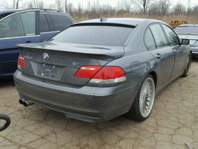 WBAHL83588DT89732 - 2008 BMW ALPINA B7 GREEN photo 4