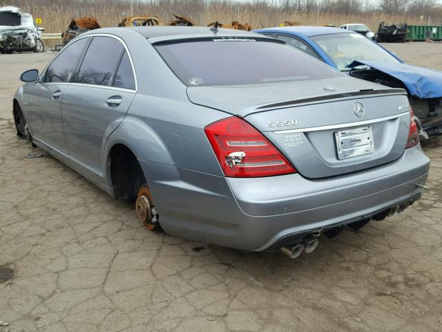 WDDNG71X97A074730 - 2007 MERCEDES-BENZ S 550 GREEN photo 3