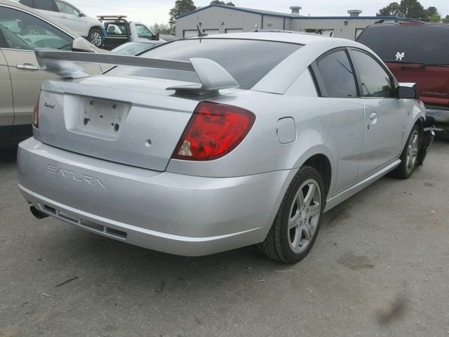 1G8AY11P86Z133375 - 2006 SATURN ION REDLIN SILVER photo 4