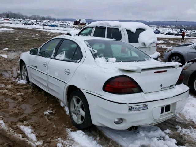 1G2NW52E8YM823925 - 2000 PONTIAC GRAND AM G WHITE photo 3