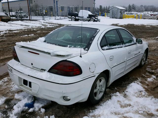 1G2NW52E8YM823925 - 2000 PONTIAC GRAND AM G WHITE photo 4