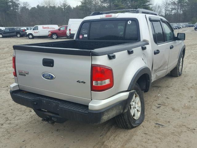 1FMEU51E58UA44612 - 2008 FORD EXPLORER S SILVER photo 4