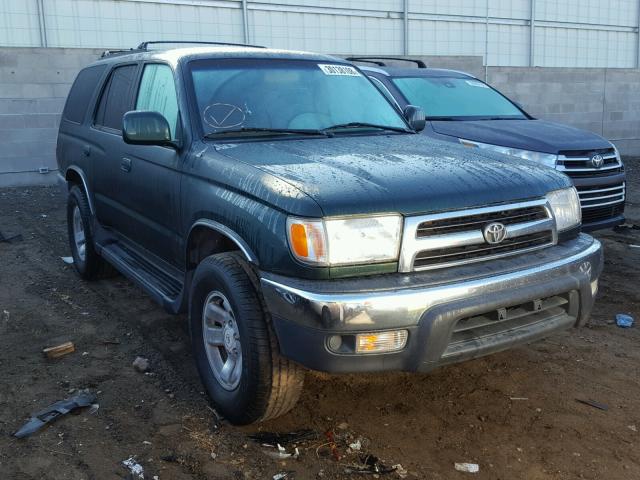 JT3HN86R2Y0289844 - 2000 TOYOTA 4RUNNER SR GREEN photo 1