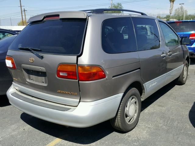 4T3ZF13CXXU095366 - 1999 TOYOTA SIENNA LE BROWN photo 4