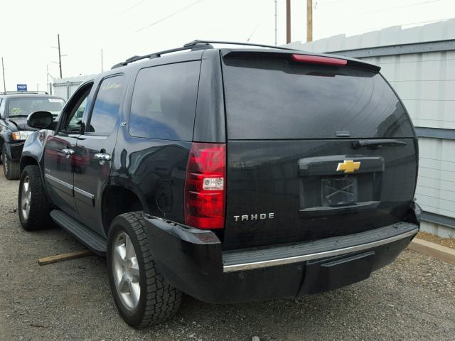 1GNSKCE04ER123565 - 2014 CHEVROLET TAHOE K150 BLACK photo 3