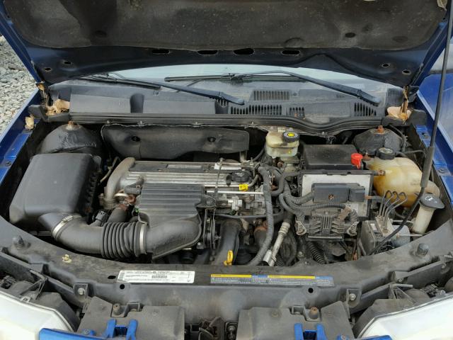 1G8AJ52F33Z189222 - 2003 SATURN ION BLUE photo 7