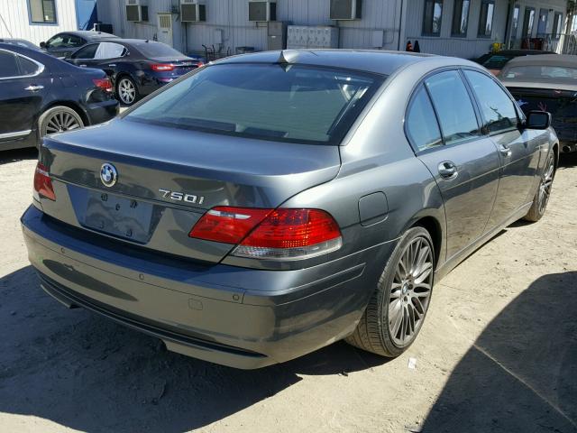 WBAHL83548DT12548 - 2008 BMW 750 GRAY photo 4