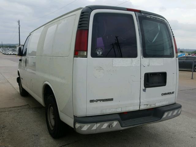 1GCFG25W8Y1197214 - 2000 CHEVROLET EXPRESS G2 WHITE photo 3