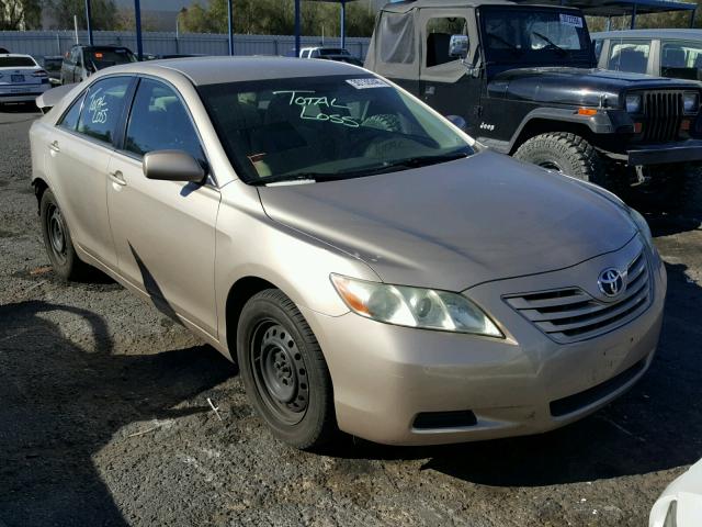 4T1BE46K27U647699 - 2007 TOYOTA CAMRY NEW GOLD photo 1