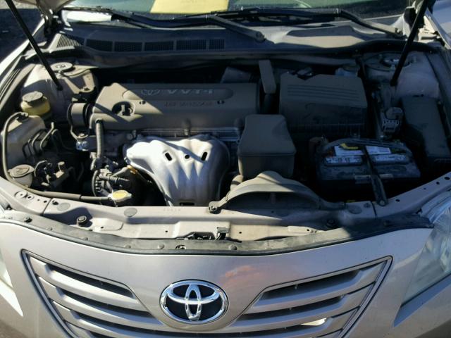 4T1BE46K27U647699 - 2007 TOYOTA CAMRY NEW GOLD photo 7