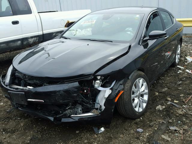 1C3CCCCG8GN135081 - 2016 CHRYSLER 200 C BLACK photo 2