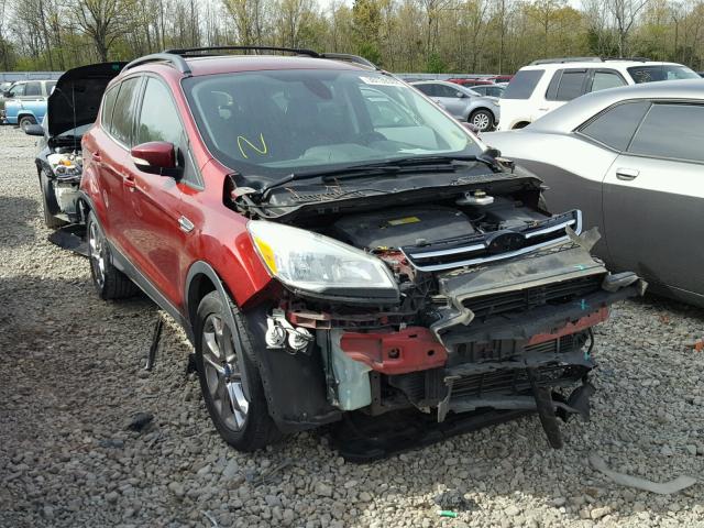 1FMCU9HX8DUC19967 - 2013 FORD ESCAPE SEL RED photo 1