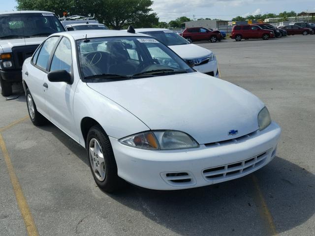 1G1JC524517332106 - 2001 CHEVROLET CAVALIER B WHITE photo 1