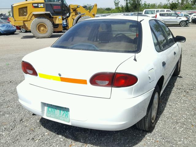 1G1JC524517332106 - 2001 CHEVROLET CAVALIER B WHITE photo 4