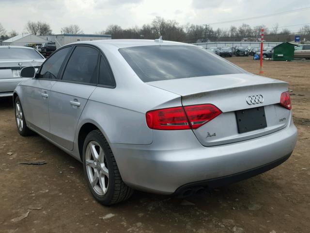 WAUJF78K59N040489 - 2009 AUDI A4 PREMIUM SILVER photo 3