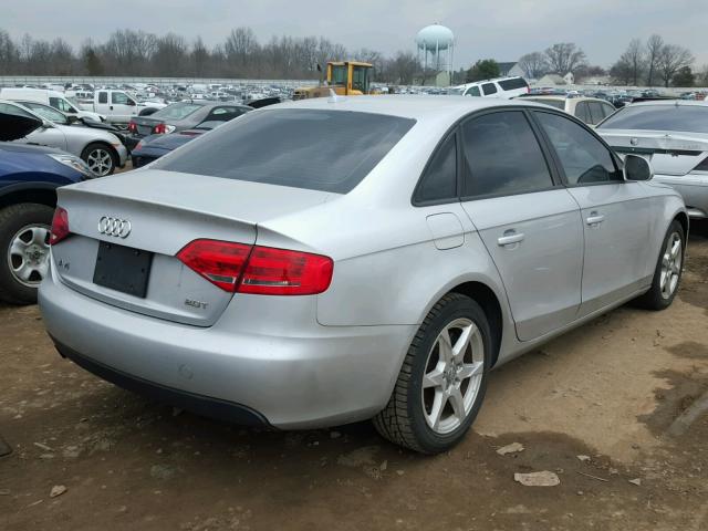 WAUJF78K59N040489 - 2009 AUDI A4 PREMIUM SILVER photo 4