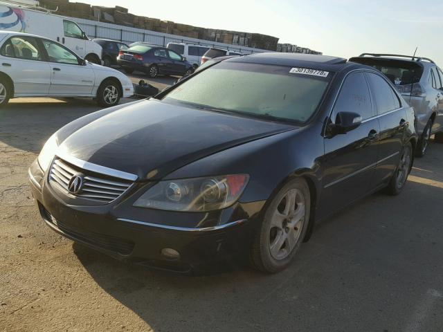 JH4KB16535C003183 - 2005 ACURA RL BLACK photo 2