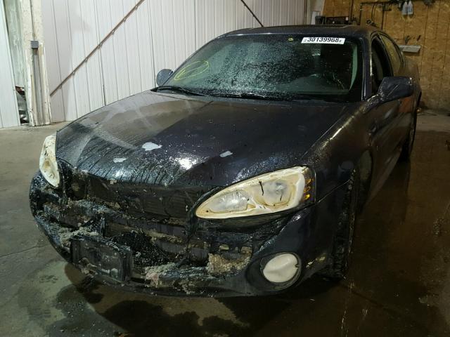2G2WP552881188400 - 2008 PONTIAC GRAND PRIX CHARCOAL photo 2