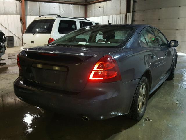 2G2WP552881188400 - 2008 PONTIAC GRAND PRIX CHARCOAL photo 4