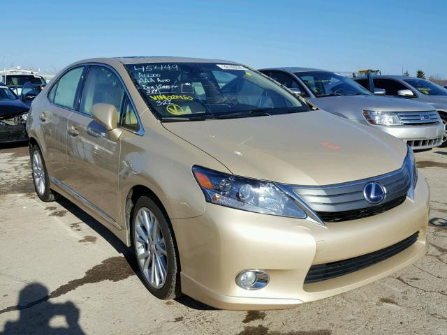 JTHBB1BA9A2021450 - 2010 LEXUS HS 250H GOLD photo 1