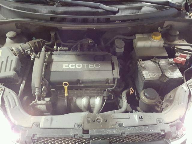 KL1TD56E99B640203 - 2009 CHEVROLET AVEO LS GRAY photo 7