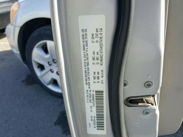 1B3HB48B67D337013 - 2007 DODGE CALIBER SX SILVER photo 10