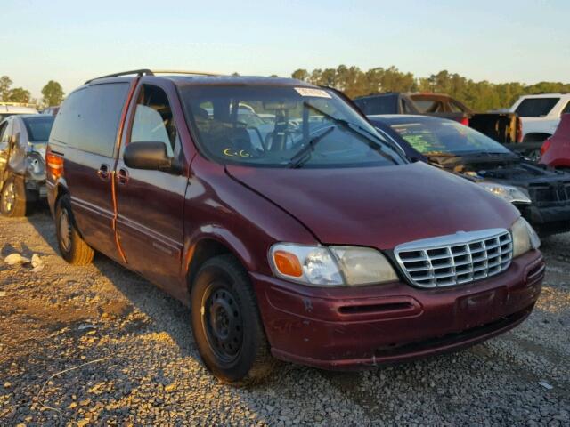 1GNDX13E3YD299697 - 2000 CHEVROLET VENTURE LU MAROON photo 1