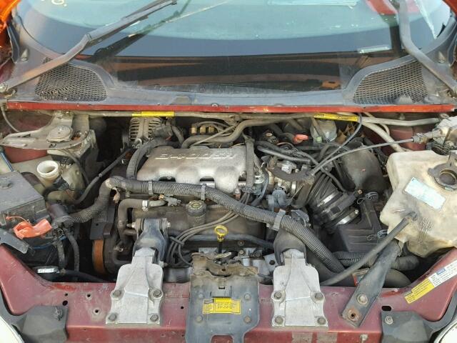 1GNDX13E3YD299697 - 2000 CHEVROLET VENTURE LU MAROON photo 7