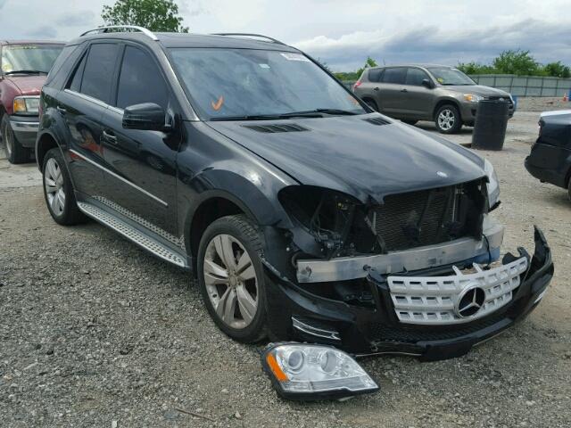 4JGBB8GB9BA705896 - 2011 MERCEDES-BENZ ML 350 4MA BLACK photo 1