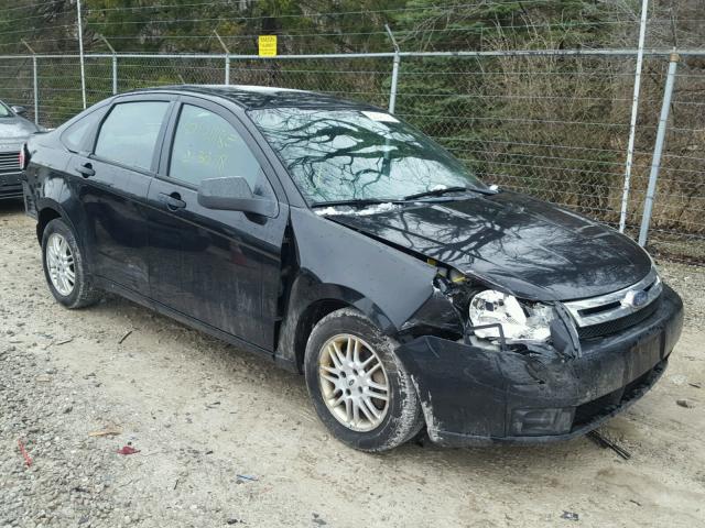 1FAHP35N79W242868 - 2009 FORD FOCUS SE BLACK photo 1