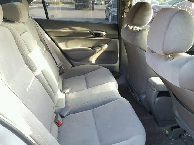 1HGFA16846L088926 - 2006 HONDA CIVIC EX Gümüş foto 6