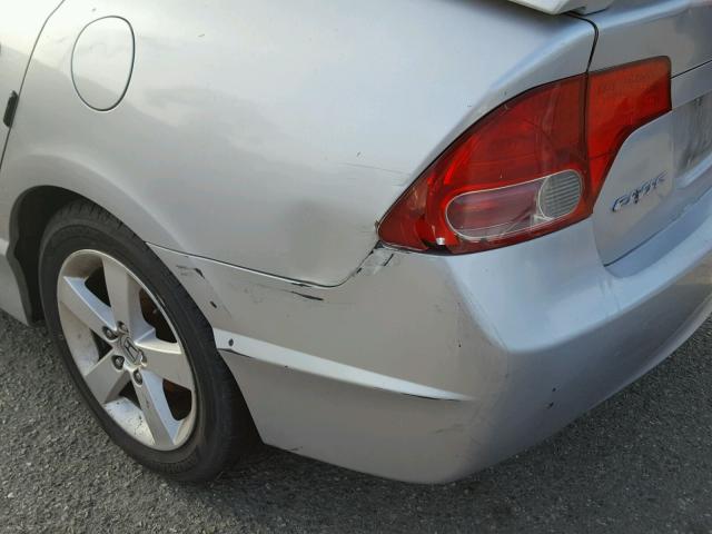 1HGFA16846L088926 - 2006 HONDA CIVIC EX Gümüş foto 9