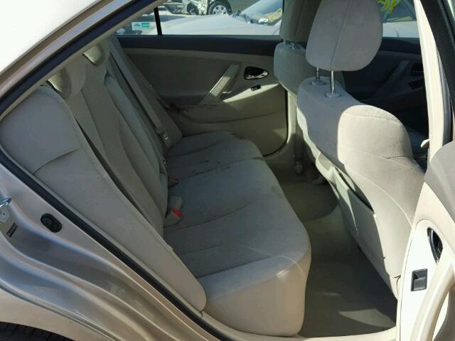 4T4BE46K39R059688 - 2009 TOYOTA CAMRY BASE GOLD photo 6