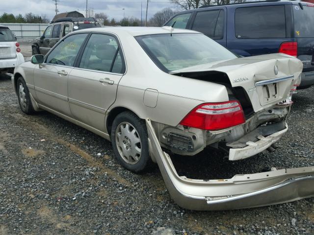 JH4KA96654C006997 - 2004 ACURA 3.5RL BEIGE photo 3