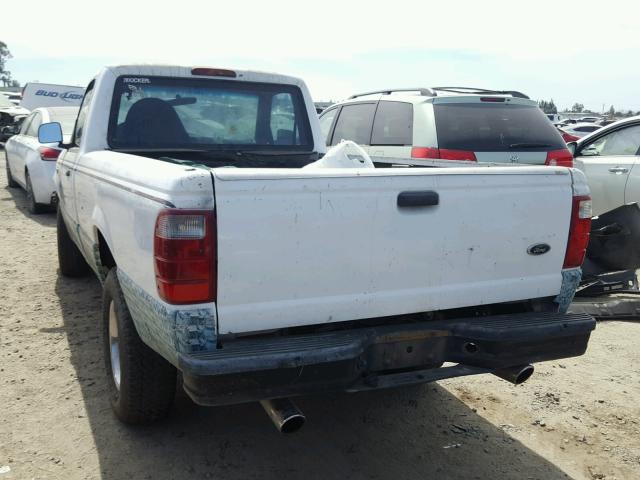 1FTYR10U12TA49212 - 2002 FORD RANGER WHITE photo 3