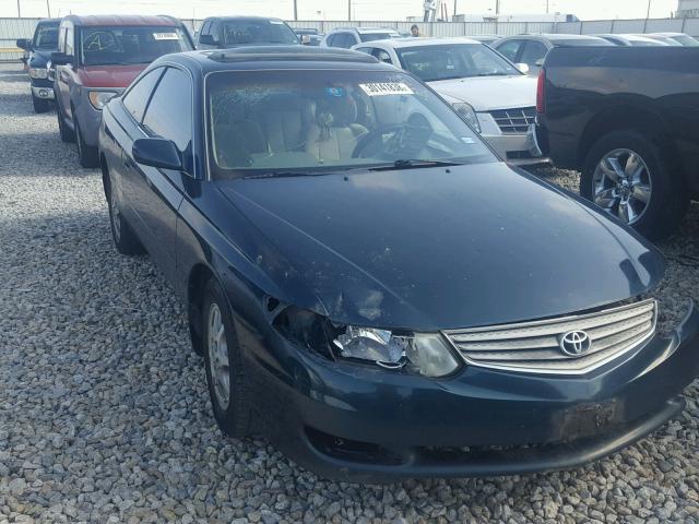 2T1CE22P42C002637 - 2002 TOYOTA CAMRY SOLA GREEN photo 1