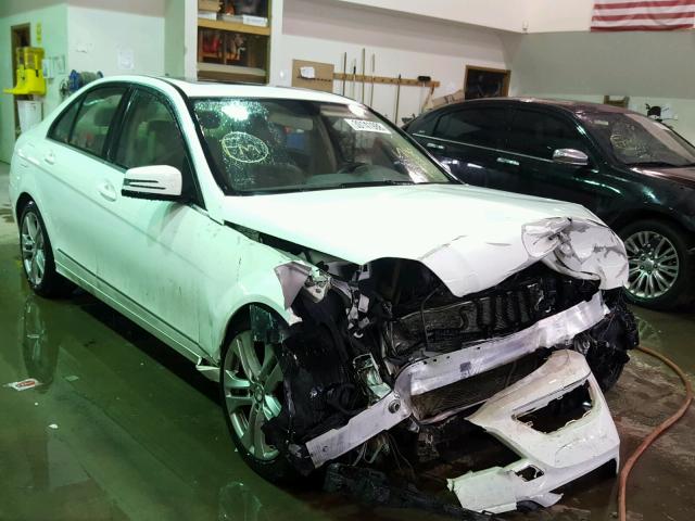 WDDGF8AB4DR249808 - 2013 MERCEDES-BENZ C 300 4MAT WHITE photo 1