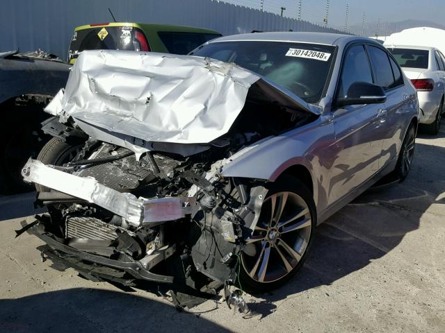 WBA3D3C59EF099428 - 2014 BMW 328 D SILVER photo 2