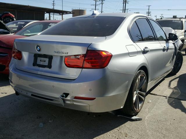 WBA3D3C59EF099428 - 2014 BMW 328 D SILVER photo 4