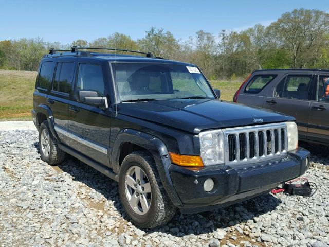 1J8HH58N46C145759 - 2006 JEEP COMMANDER BLACK photo 1