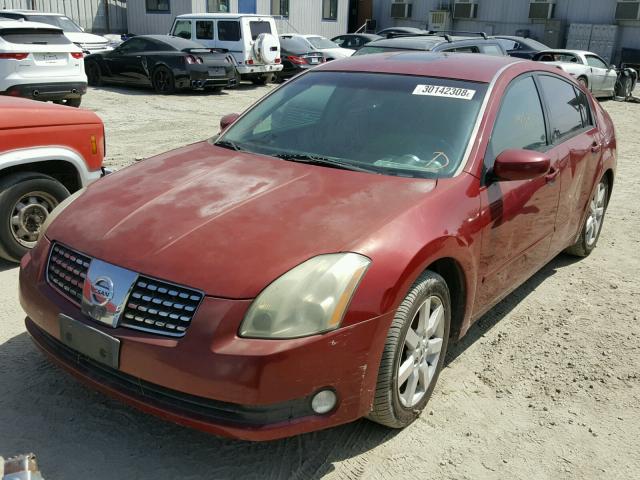 1N4BA41EX6C845328 - 2006 NISSAN MAXIMA SE BURGUNDY photo 2