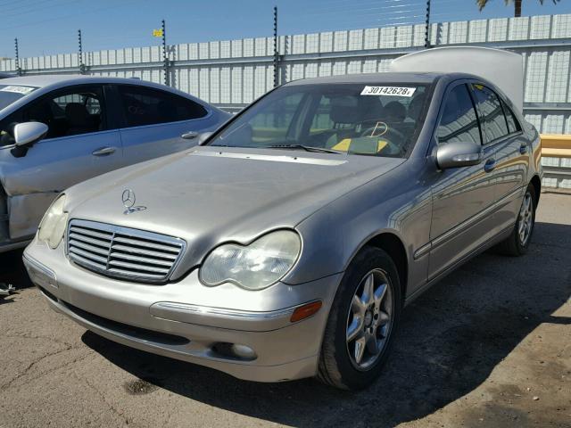 WDBRF64J23F431970 - 2003 MERCEDES-BENZ C 320 GRAY photo 2