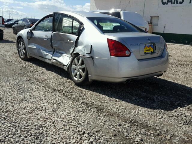 1N4BA41E86C825465 - 2006 NISSAN MAXIMA SE SILVER photo 3