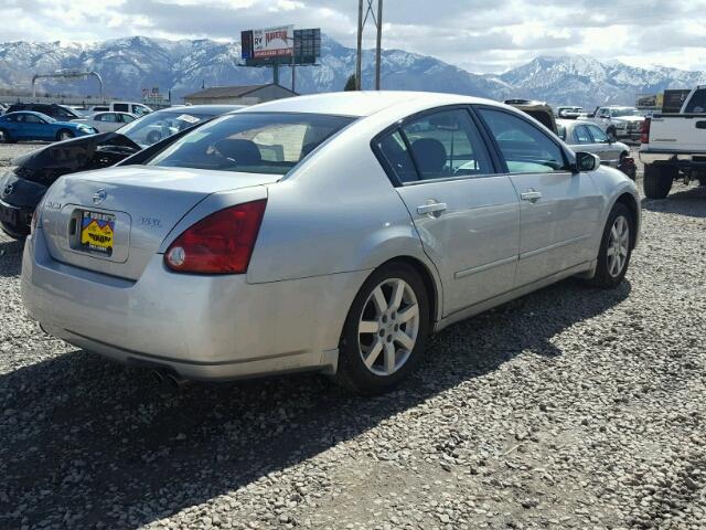 1N4BA41E86C825465 - 2006 NISSAN MAXIMA SE SILVER photo 4