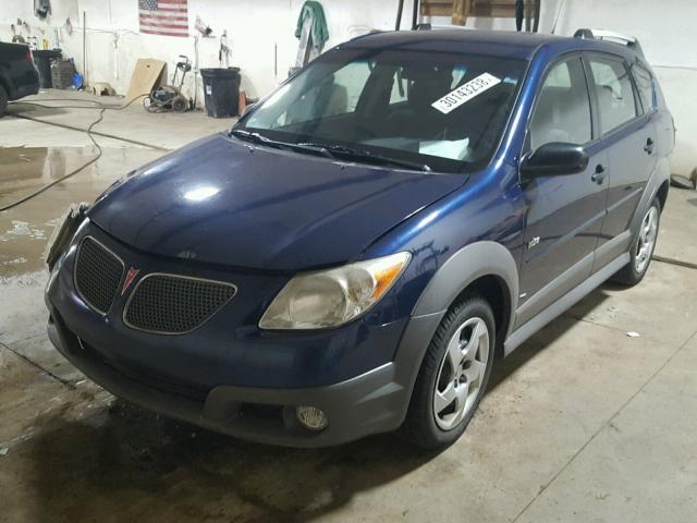 5Y2SL65826Z415505 - 2006 PONTIAC VIBE BLUE photo 2