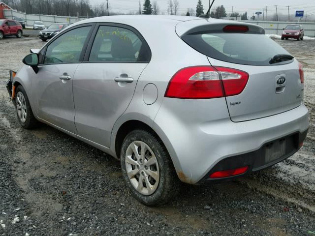 KNADM5A30C6081298 - 2012 KIA RIO LX Արծաթագույն լուսանկար 3