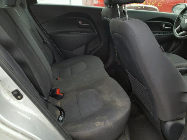 KNADM5A30C6081298 - 2012 KIA RIO LX Արծաթագույն լուսանկար 6